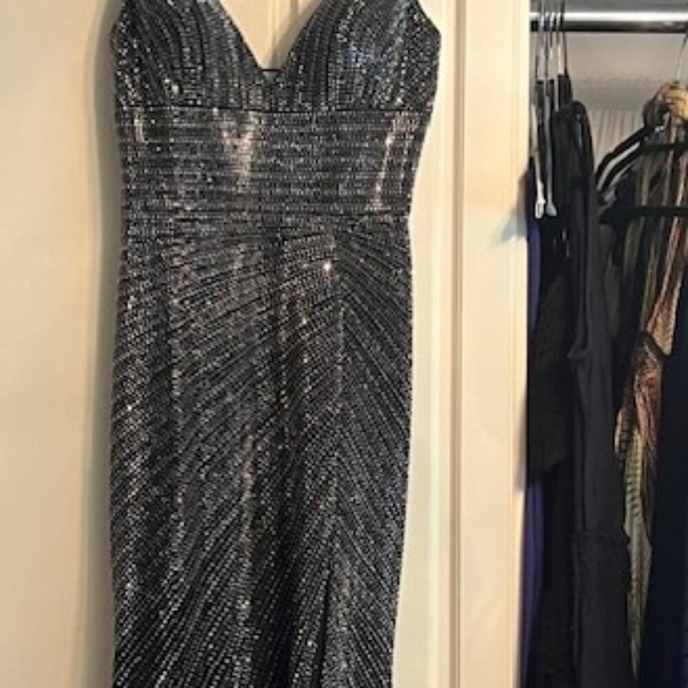 Sherri Hill Black Prom Dress